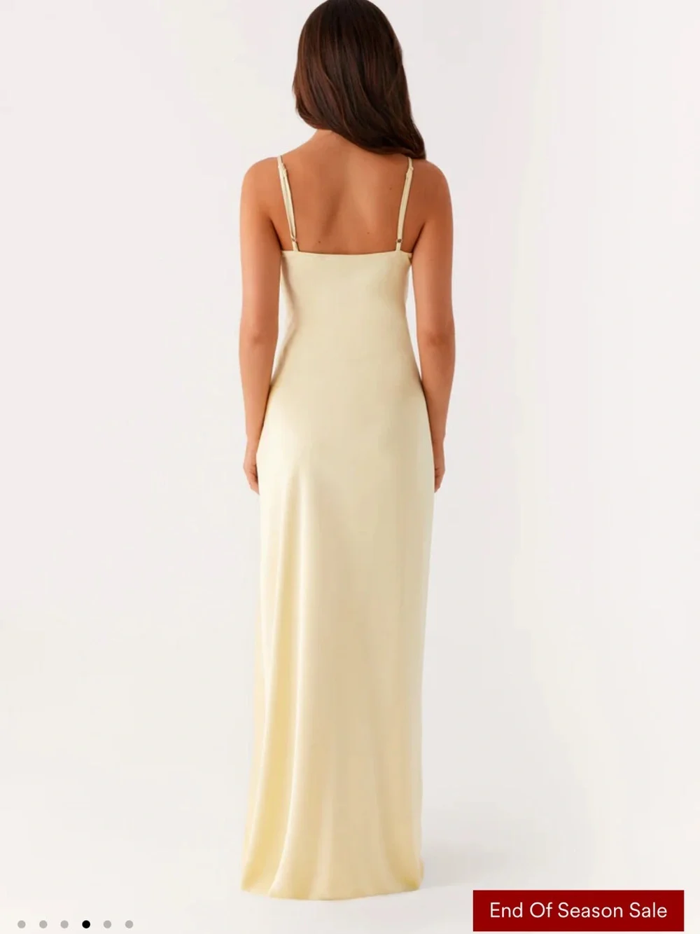 NWT peppermayo Elona Maxi Dress - Baby Yellow - Picture 2 of 4